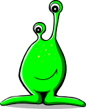 two eyed alien