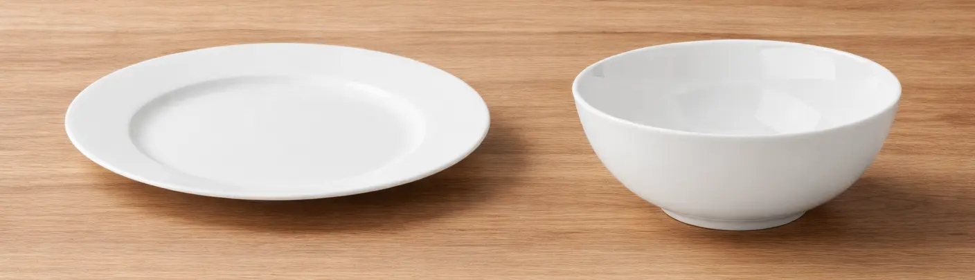 Plate and bowl