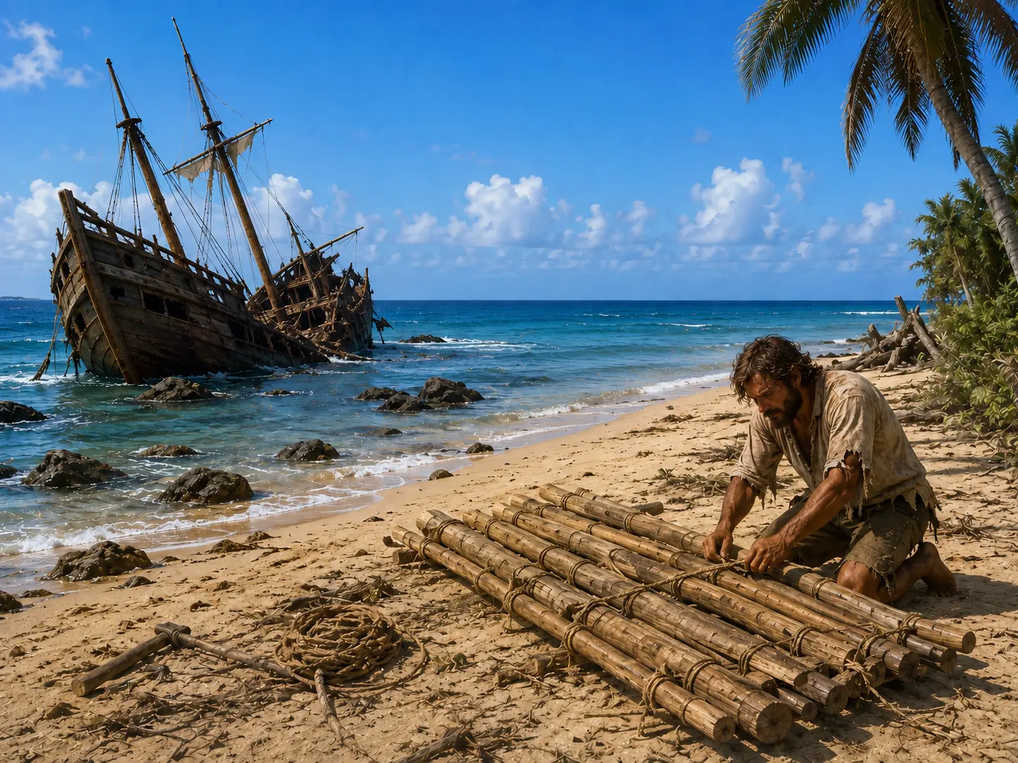 Castaway scene